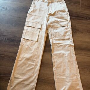 Zara Tan Cargo Pants